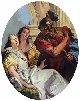 Images Dated 18th December 2017: Timocleia and the Thracian Commander by Tiepolo