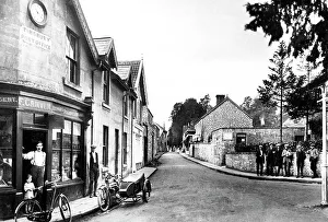 Timsbury Square and High Street early 1900s