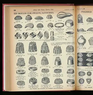 Variety Prints: Tin Cooking Moulds