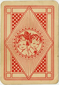 Images Dated 15th April 2016: Tinker, Tailor playing card, design on back