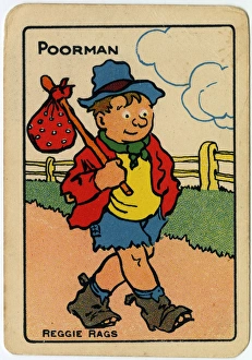 Images Dated 15th April 2016: Tinker, Tailor playing card - Poorman