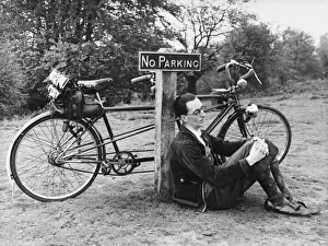 Tandem Prints: Tired Tandem Rider