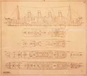 Section Collection: Titanic blueprint