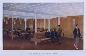 Ship Wreck Prints: Titanic Third Class Smoke Room