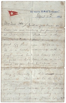 Titanic Collection: Titanic Letter