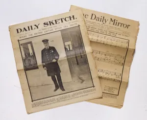 Nearer Prints: Titanic news report and sheet music