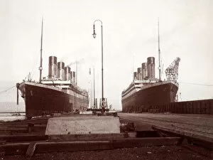 Images Dated 2nd May 2012: Titanic and Olympic - Harland & Wolff, Belfast