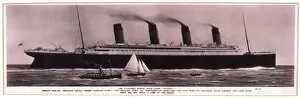 Sank Collection: Titanic panoramic image