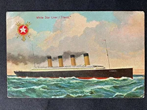 Cemetery Prints: Titanic postcard from passenger and victim Alfonzo Meo