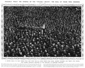 Images Dated 20th March 2012: Titanic - precisely what the sinking meant