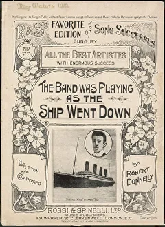 Song Gallery: Titanic sinking / Music Sheet 1912