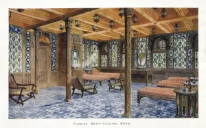 Sank Prints: Titanic Turkish Bath, Cooling Room