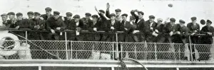 The Titanics crew catch sight of their relatives and friend