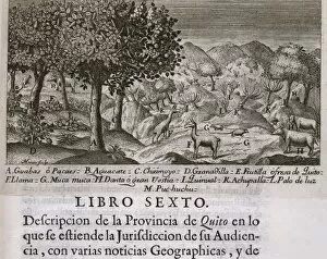 Title page of the book Description of Quito