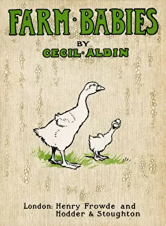 Images Dated 5th November 2015: Title page design by Cecil Aldin, Farm Babies