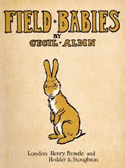 Hodder Prints: Title page design by Cecil Aldin, Field Babies