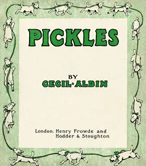 Title page design by Cecil Aldin, Pickles