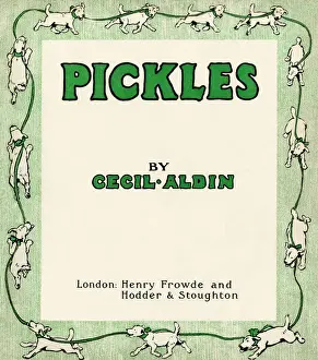 Hodder Prints: Title page design by Cecil Aldin, Pickles