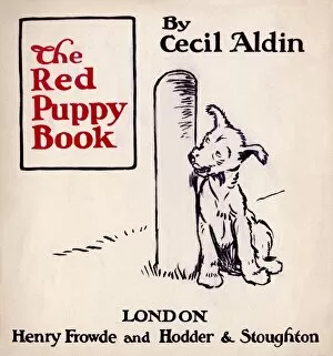 Images Dated 5th November 2015: Title page design by Cecil Aldin, The Red Puppy Book