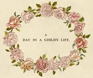 Kate Prints: Title page design, A Day in a Childs Life