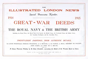 Exploits Prints: Title page of Great War Deeds, Illustrated London News