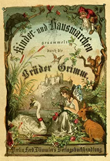 Tales Collection: Title page, Grimm Brothers, collected tales