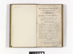 Genteel Prints: Title page from Household furniture in genteel taste for th