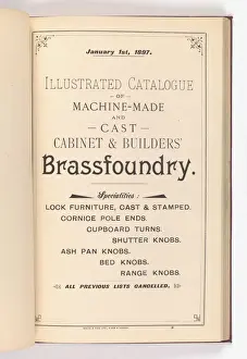 Title page from Illustrated Catalogue of Machine-Made and C