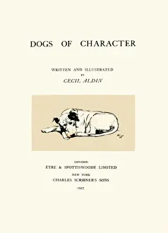 Title page illustration by Cecil Aldin, with bull terrier