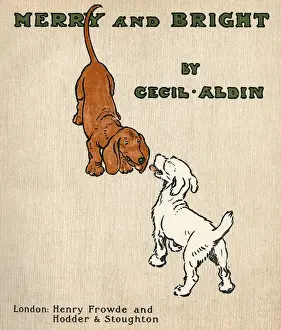 Hodder Prints: Title page illustration, Merry and Bright, by Cecil Aldin