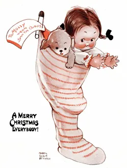 Attwell Prints: Title page, A Merry Christmas Everybody
