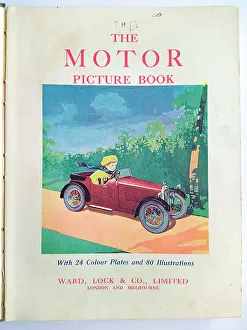 Title page, The Motor Picture Book