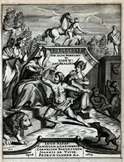 Lions Gallery: Title page of De motu animalium