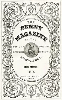 Images Dated 24th May 2019: Title page, The Penny Magazine of the SDUK, 1842