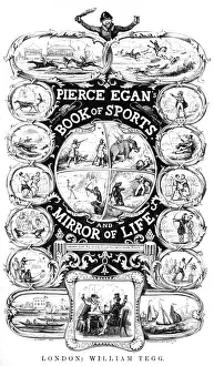 Egan Prints: Title page, Pierce Egans Book of Sports