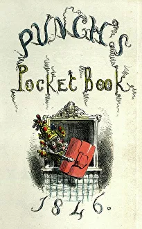 Diary Prints: Title page, Punch's Pocket Book, 1846