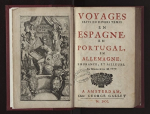 Title page of a travel book Title page of a travel book