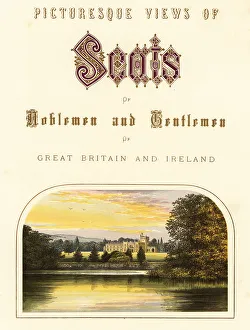 Title Page Prints: Title page with vignette of Balmoral Castle, Scotland