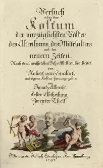 Lessing Prints: Title page with vignette of a bust of Lessing