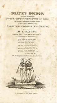 Andrews Prints: Title page from Volume 1 of Death's Doings