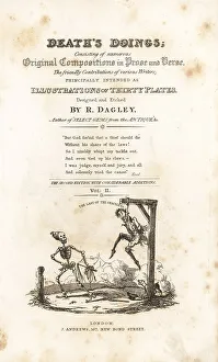 Andrews Prints: Title page from Volume 2 of Death's Doings