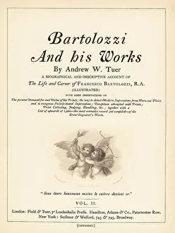 Title Page Prints: Title page to Volume II with vignette of Cupid and Psyche