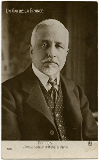 Images Dated 8th April 2016: Tittoni - The Italian Ambassador in France