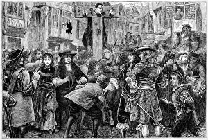 Titus Collection: Titus Oates in the pillory
