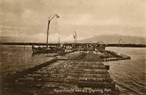 Jakarta Prints: Tjepiring jetty, Semarang, North Java, Indonesia