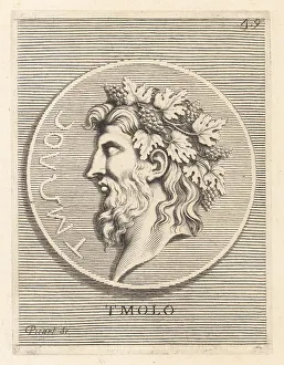 Grapes Prints: Tmolus, mythical Greek king of Lydia