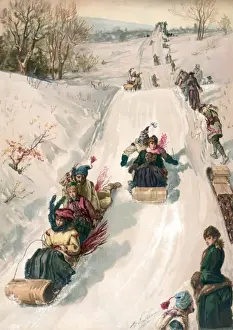 Tobogganing