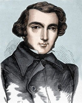 Tocqueville, Alexis Henri Cle?rete, Earl of (1805-1859). Fre Tocqueville, Alexis Henri Cle?rete, Earl of (1805-1859). Fre