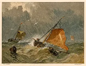 Sea Gulls Prints: Toilers of the Sea / 1873