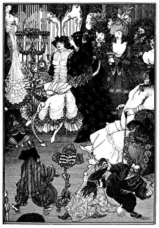 Dwarf Prints: The Toilet of Helen by Aubrey Beardsley